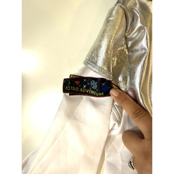 Astro Adventure Spacesuit Costume Youth 10 Astronaut Halloween Kids Outfit - Picture 5 of 10